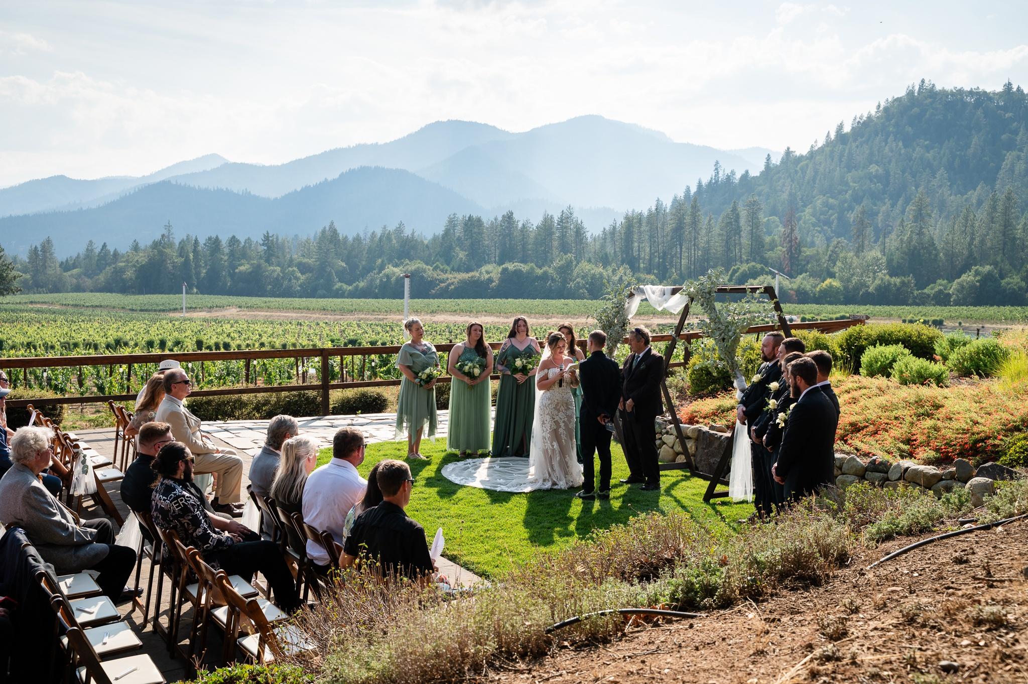 Wedding at Vista 222 Grants Pass
